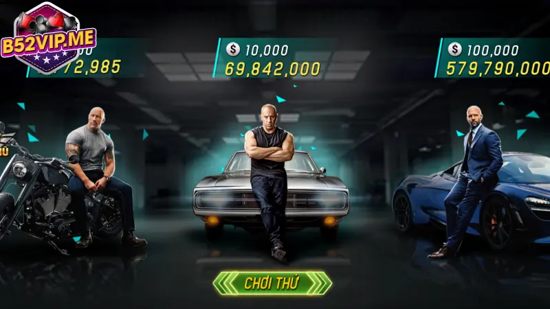 Game quay hũ Fast & Furious cực hấp dẫn